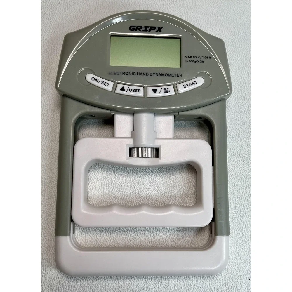 GRIPX Electronic Hand Dynamometer Grip Strength Tester 198 lb LCD Fitness‎ Tool